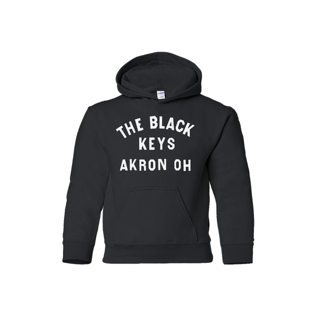 AKRON OH BLACK HOODY YOUTH