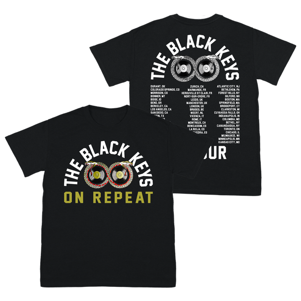 TBK BLACK ON REPEAT 2025 Tour tee