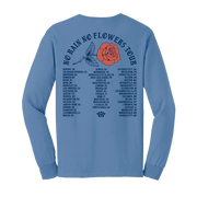 The Black Keys Long Sleeve Rose 2025 Tour tee (Indigo)