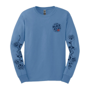The Black Keys Long Sleeve Rose 2025 Tour tee (Indigo)