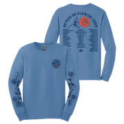The Black Keys Long Sleeve Rose 2025 Tour tee (Indigo)