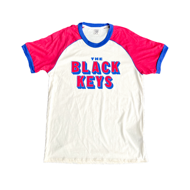BLOCK LETTERS CAMP RINGER T shirt